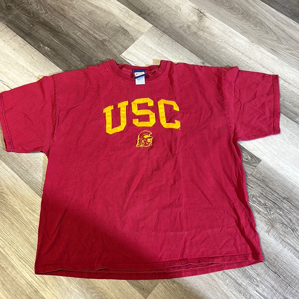 Vintage Y2K USC Short Sleeve Basketball Tee